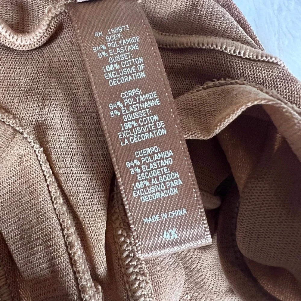 SKIMS Fits Everybody T-String Thong‎ Sienna Brown PN-THG-1635 Womens Size 4X NEW